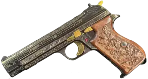 SIG Sauer P210-L De Luxe engraved 9mm pistol image 1