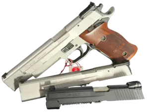 SIG Sauer P220 X-Six Mastershop multi-caliber set with 9mm and .22 LR exchange kits image 1