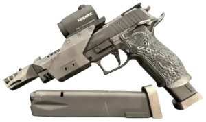 SIG Sauer P226 X-5 Open Skeleton Black with Aimpoint red dot sight image 1