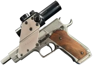 Smith & Wesson Model 4006 Performance Center Special pistol with B-Square mount and ProPoint sight image 1