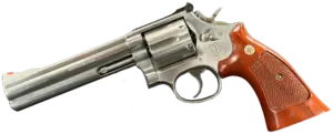Smith & Wesson 686-4 stainless revolver with 6-inch barrel image 1