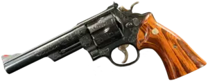Engraved Smith & Wesson Model 25-5 revolver in .45 Colt image 1