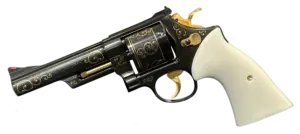 Smith & Wesson Model 544 Texas Wagon Train Commemorative Deluxe Edition display set image 1