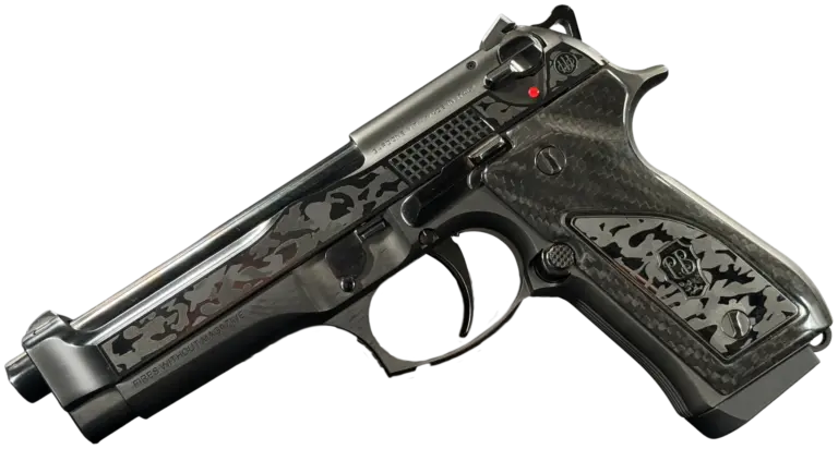 Beretta 92fs Fusion Ocp firearm shown in full view