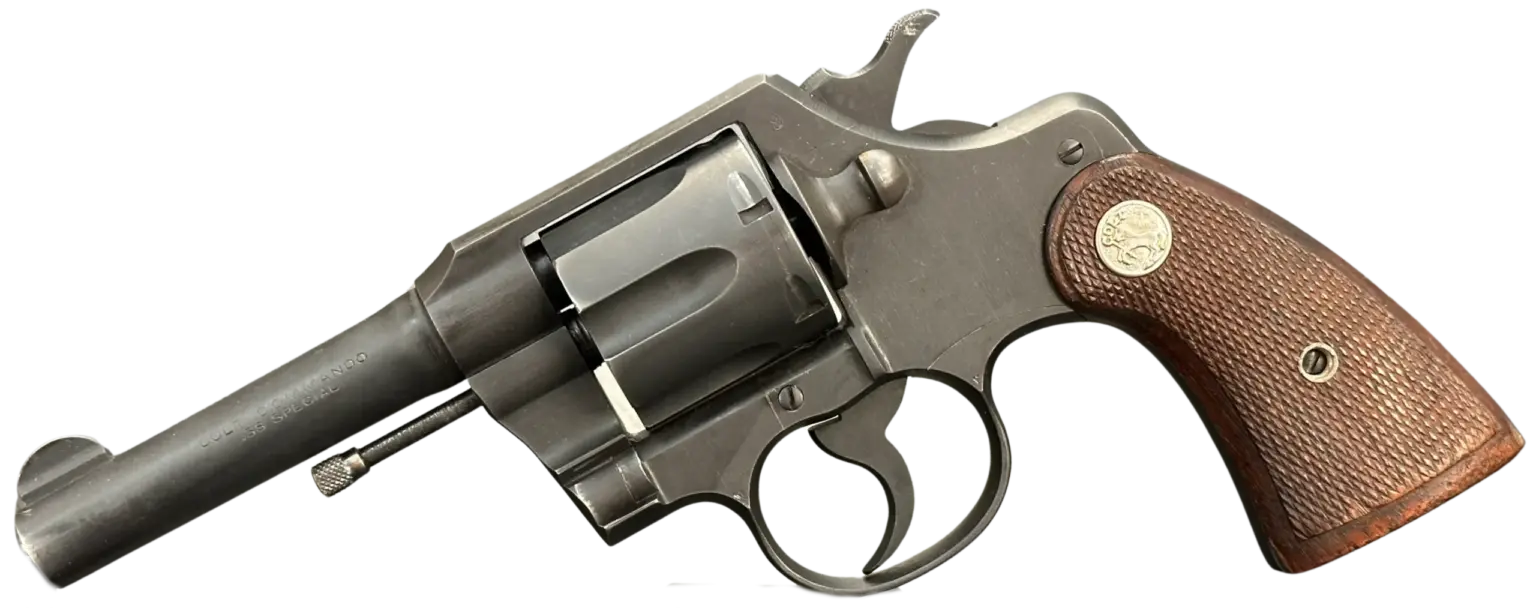 Colt Commando Revolver 38 Special pistol shown in full view
