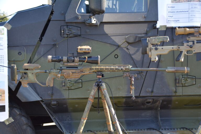 Sako Trg M10 Right Side View with Tripod firearm shown in detail view